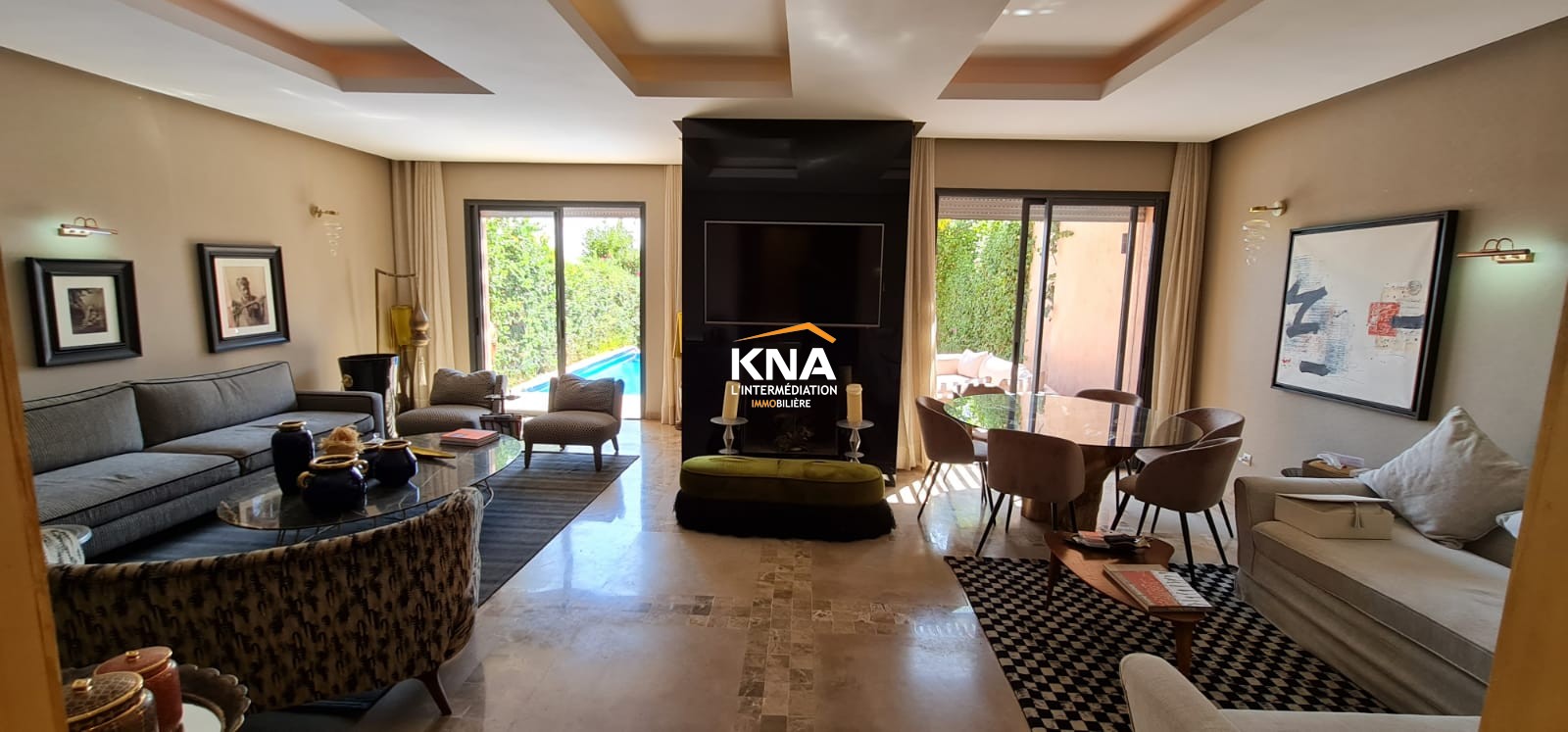 Long term rental Villa in Ourika road Marrakech