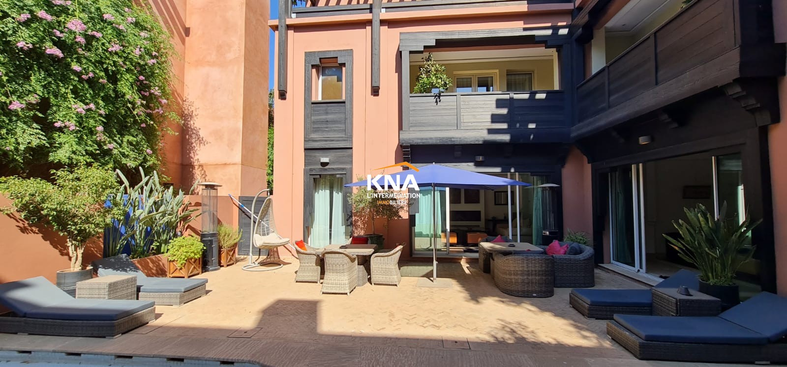 Location longue durée Villa Riad à Centre ville Marrakech