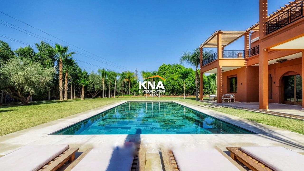 Location courte durée Villa à Palmeraie Marrakech