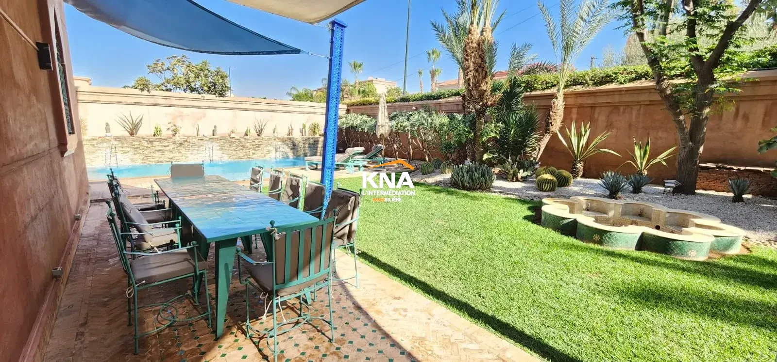 Location courte durée Villa à Targa Marrakech