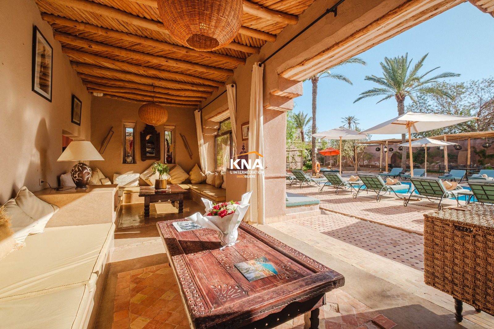 Location courte durée Villa à Palmeraie Marrakech