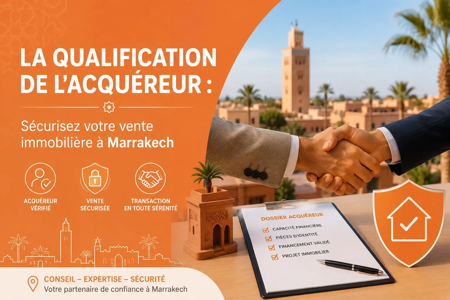 Sécurisez votre vente immobilière à Marrakech