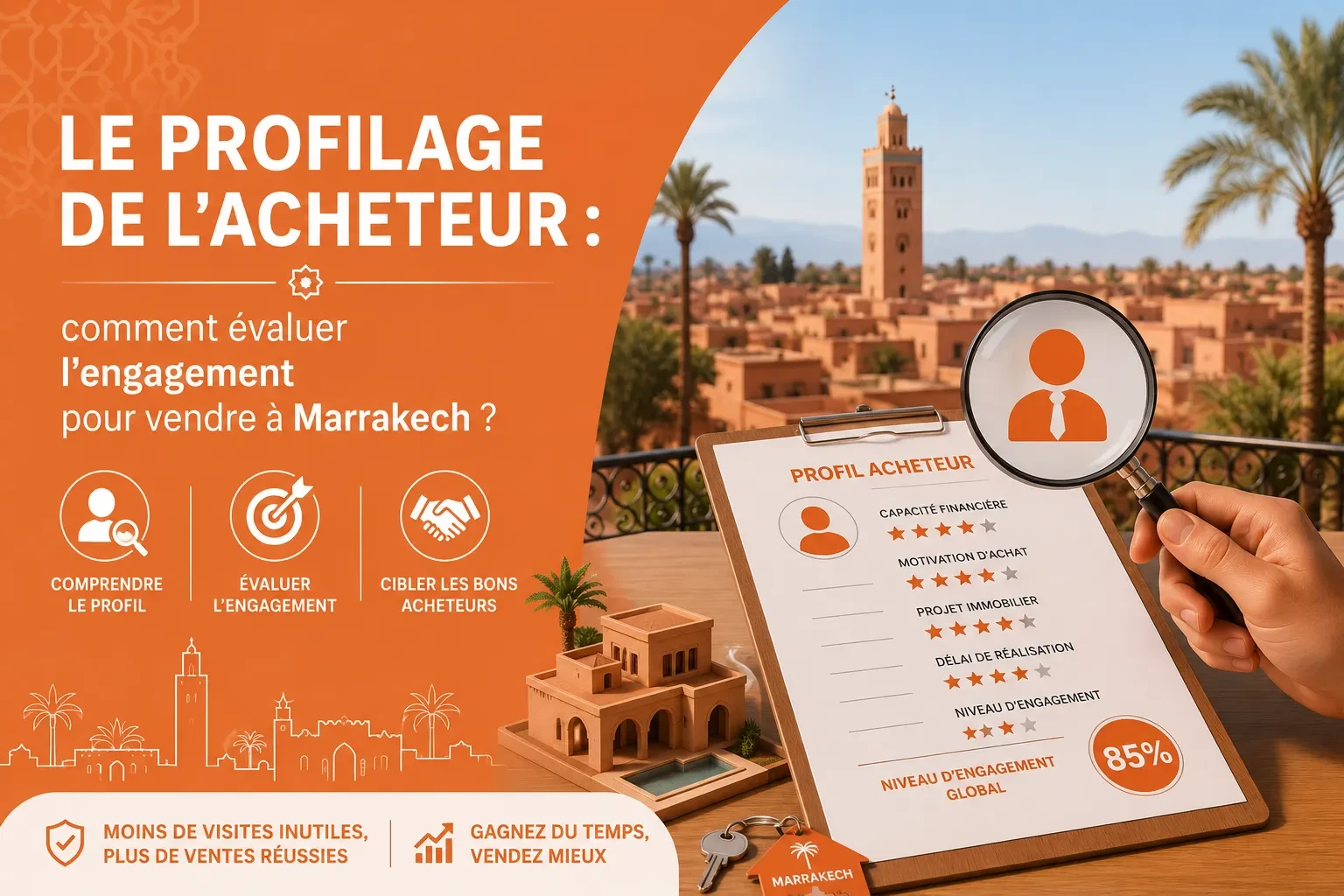 Comment évaluer l'engagement pour vendre à Marrakech